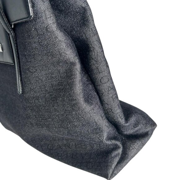 💎✨Beautiful✨💎Authentic BVLGARI Logo Mania Canvas Leather Tote Bag - Picture 7 of 16